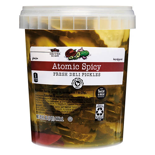 Park Street Deli Atomic Spicy Pickles, 32 fl oz